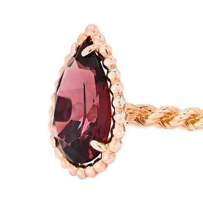 Boucheron 18K Rose Gold Rhodolite Small Serpent Boheme Ring 59 8.75 4 of 7