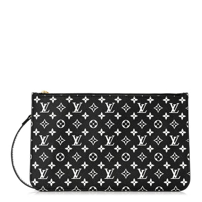 Louis Vuitton Monogram Giant Jungle Neverfull MM GM Pochette Black 1 of 7