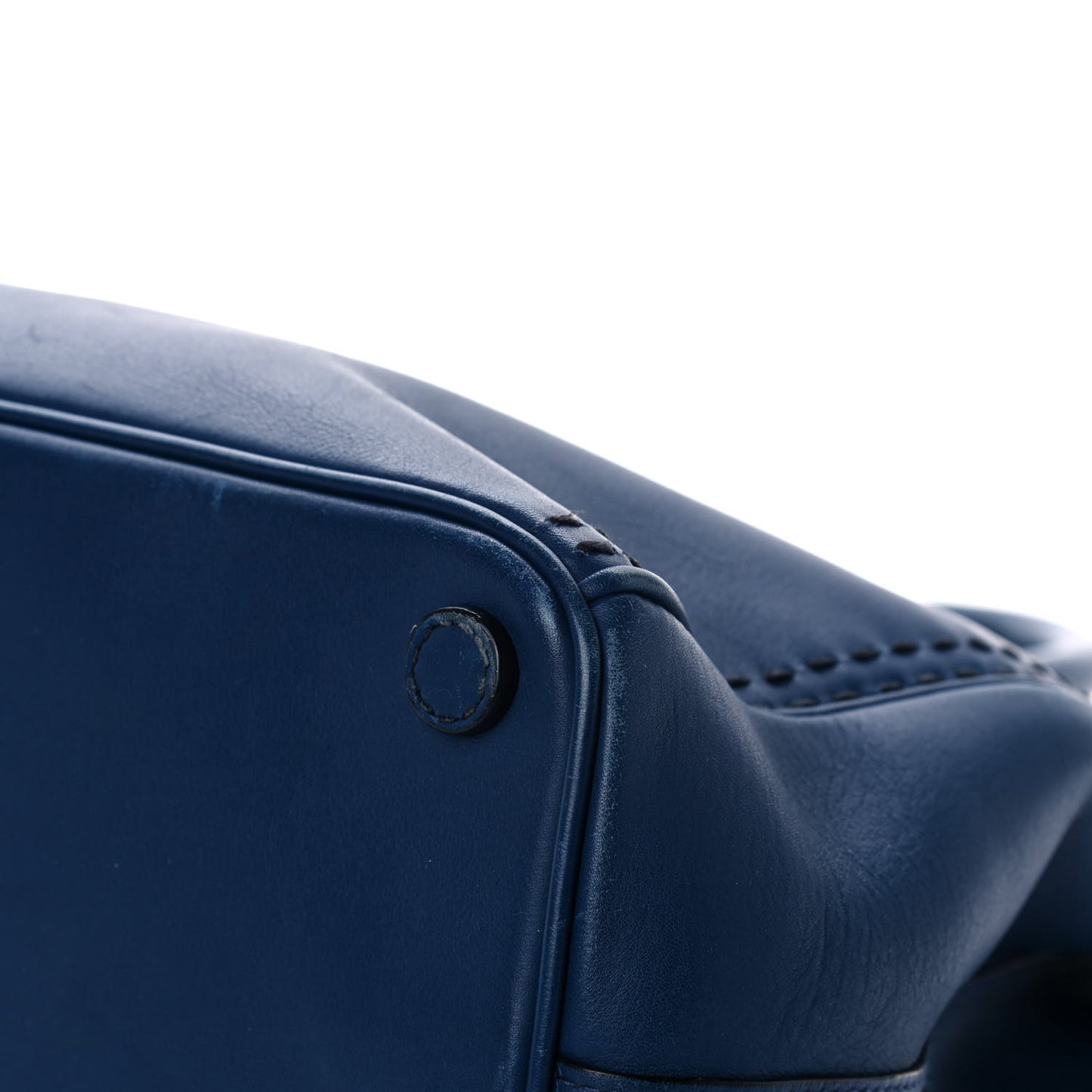 City Calf Hand Stitched Medium Galleria Double Zip Tote Bleuette