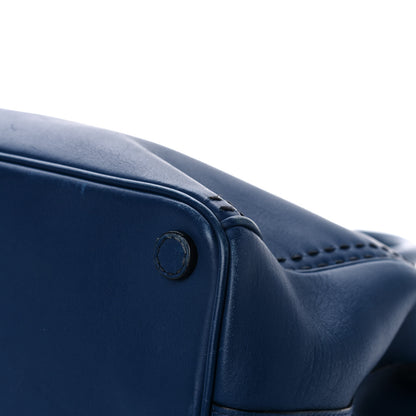 Prada City Calf Hand Stitched Medium Galleria Double Zip Tote Bleuette 12 of 17