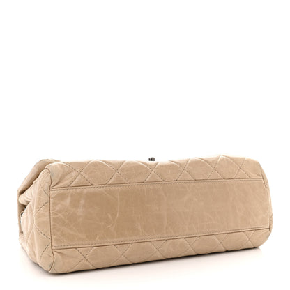 Chanel Glazed Calfskin Quilted Large Coco Soft Flap Beige 4 of 14