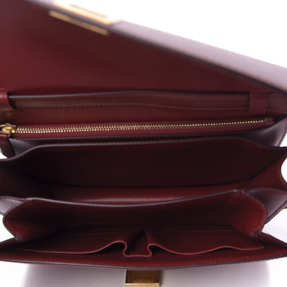 Celine Box Calfskin Medium Classic Box Flap Bag Red 5 of 9
