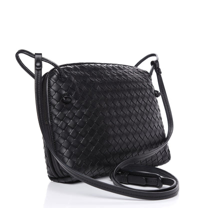 Bottega Veneta Nappa Intrecciato Pillow Crossbody Messenger Black 3 of 10