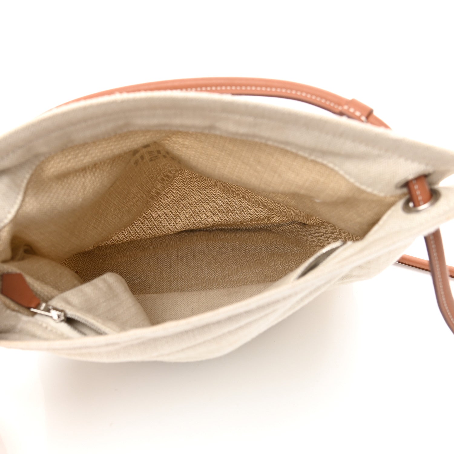 Hermes Toile Swift Maline Bag Gold Craie 9 of 23
