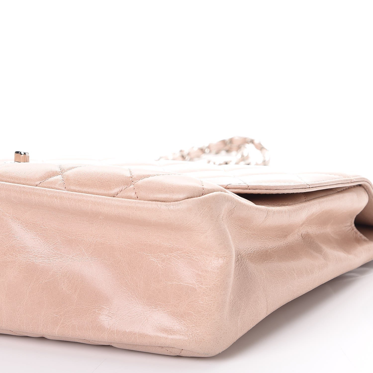 Chanel Glazed Calfskin Quilted Small CC Delivery Tote Light Pink 10 of 14