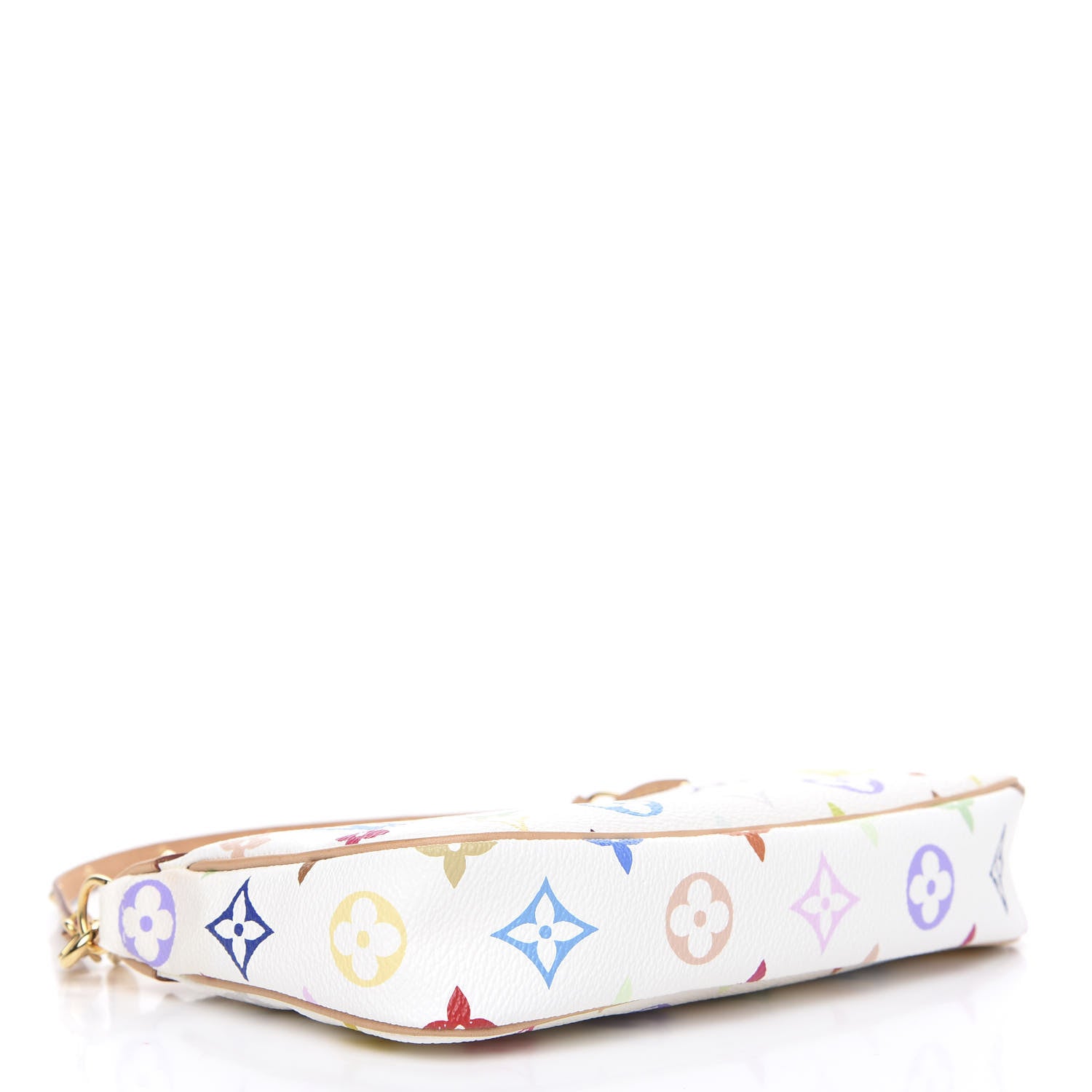 Louis Vuitton Monogram Multicolor Pochette Accessories White 3 of 10