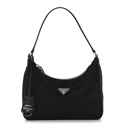 Prada Tessuto Nylon Saffiano Mini Re-Edition 2005 Bag Black 1 of 10