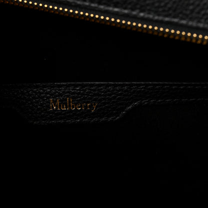Mulberry Classic Grain Small Bayswater Zip Tote Black 6 of 9