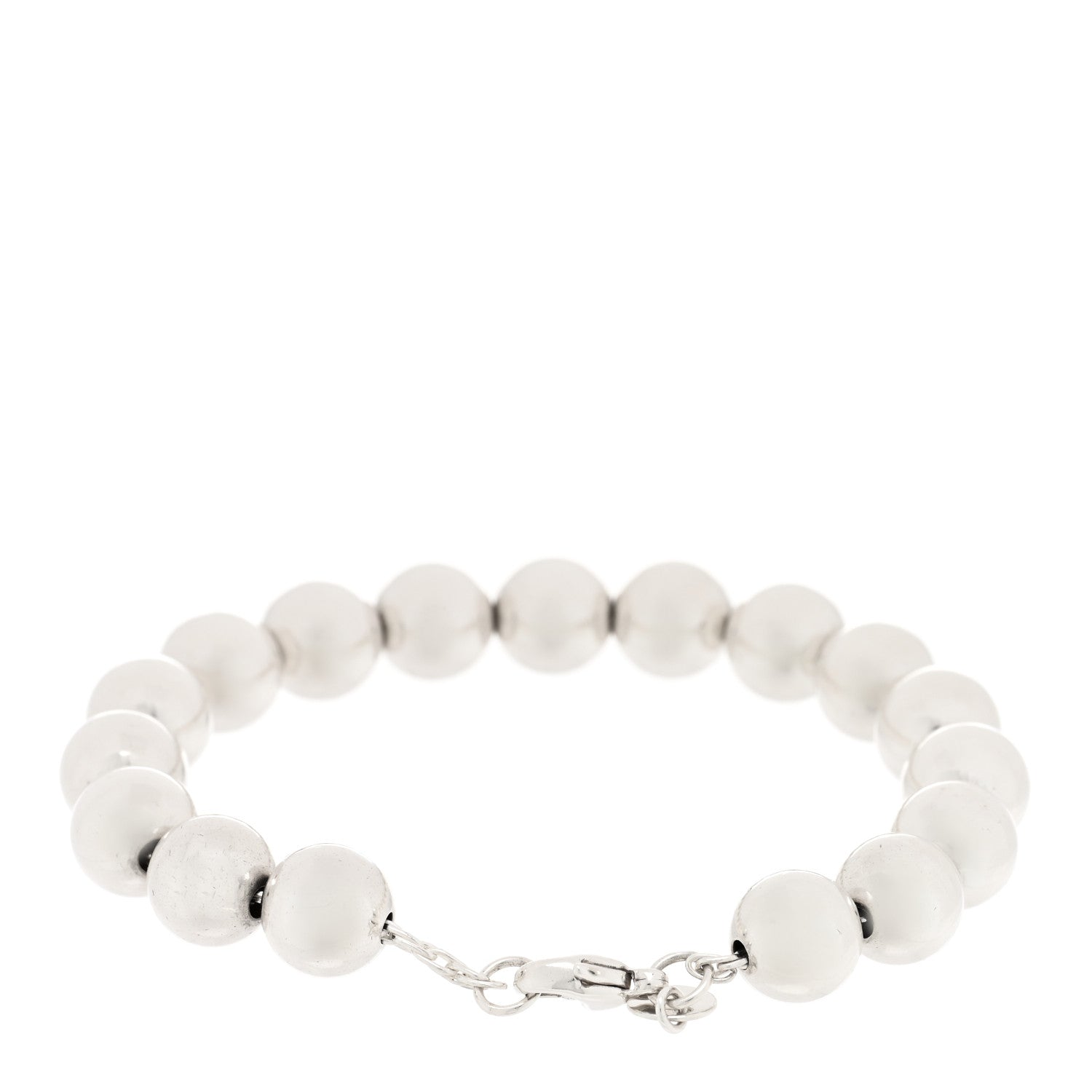 Tiffany Sterling Silver 10mm HardWear Ball Bracelet 2 of 3