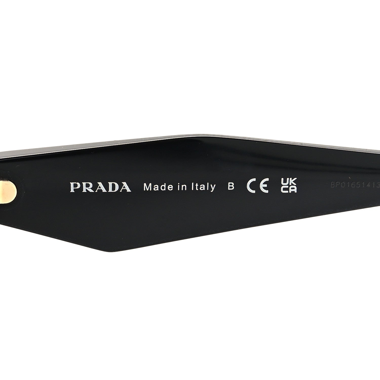 Prada Acetate Symbole Sunglasses SPR 19Z Black 5 of 7