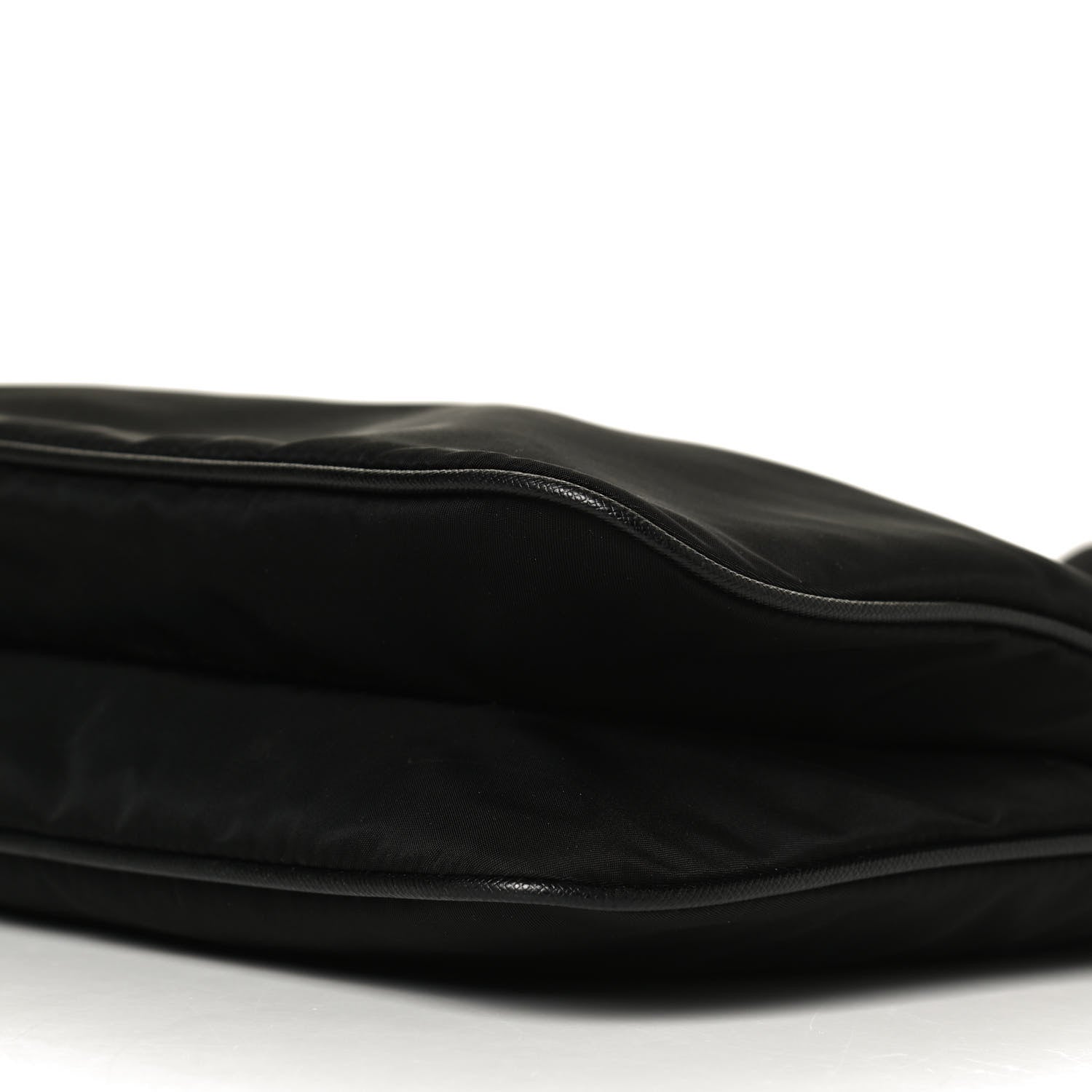 Prada Nylon Vela Flat Messenger Bag Black 9 of 12