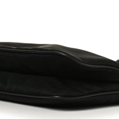Prada Nylon Vela Flat Messenger Bag Black 9 of 12