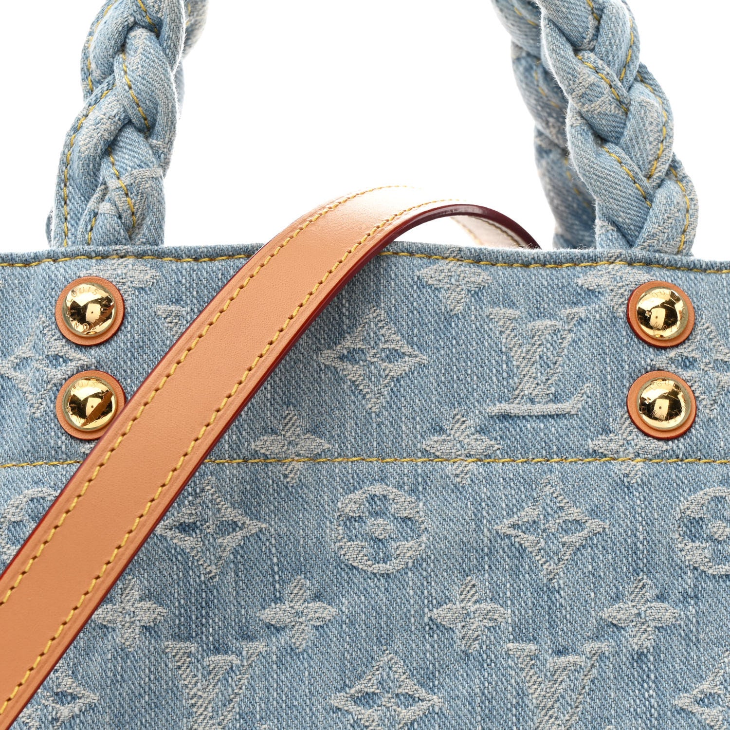 Louis Vuitton Monogram Washed Denim Let Go PM Sky Blue 7 of 10