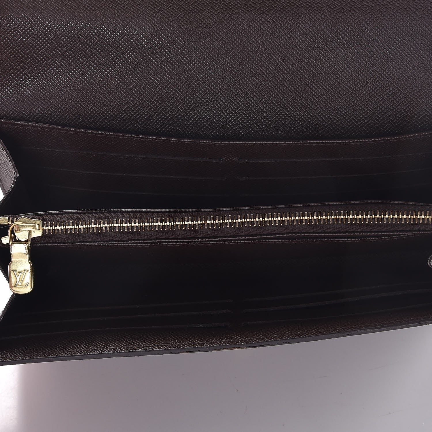 Louis Vuitton Damier Ebene Sarah Wallet NM 5 of 7