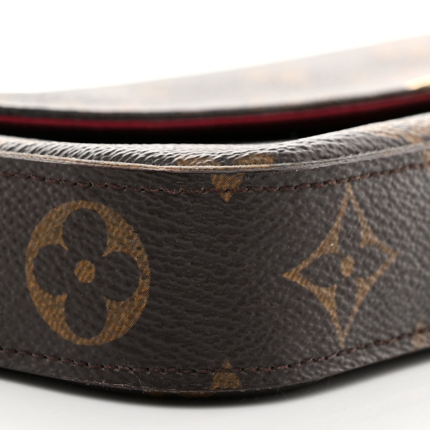 Louis Vuitton Monogram Pochette Felicie Chain Wallet Fuchsia 10 of 10