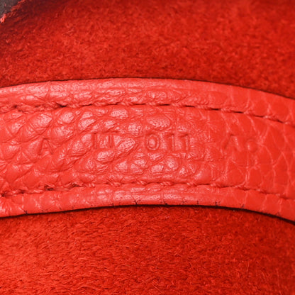 Hermes Taurillon Clemence Picotin Lock 18 PM Rouge Pivoine 7 of 11
