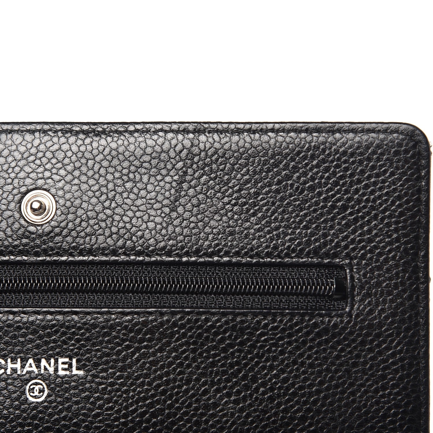 Chanel Caviar Quilted Wallet On Chain WOC Black 9 of 12
