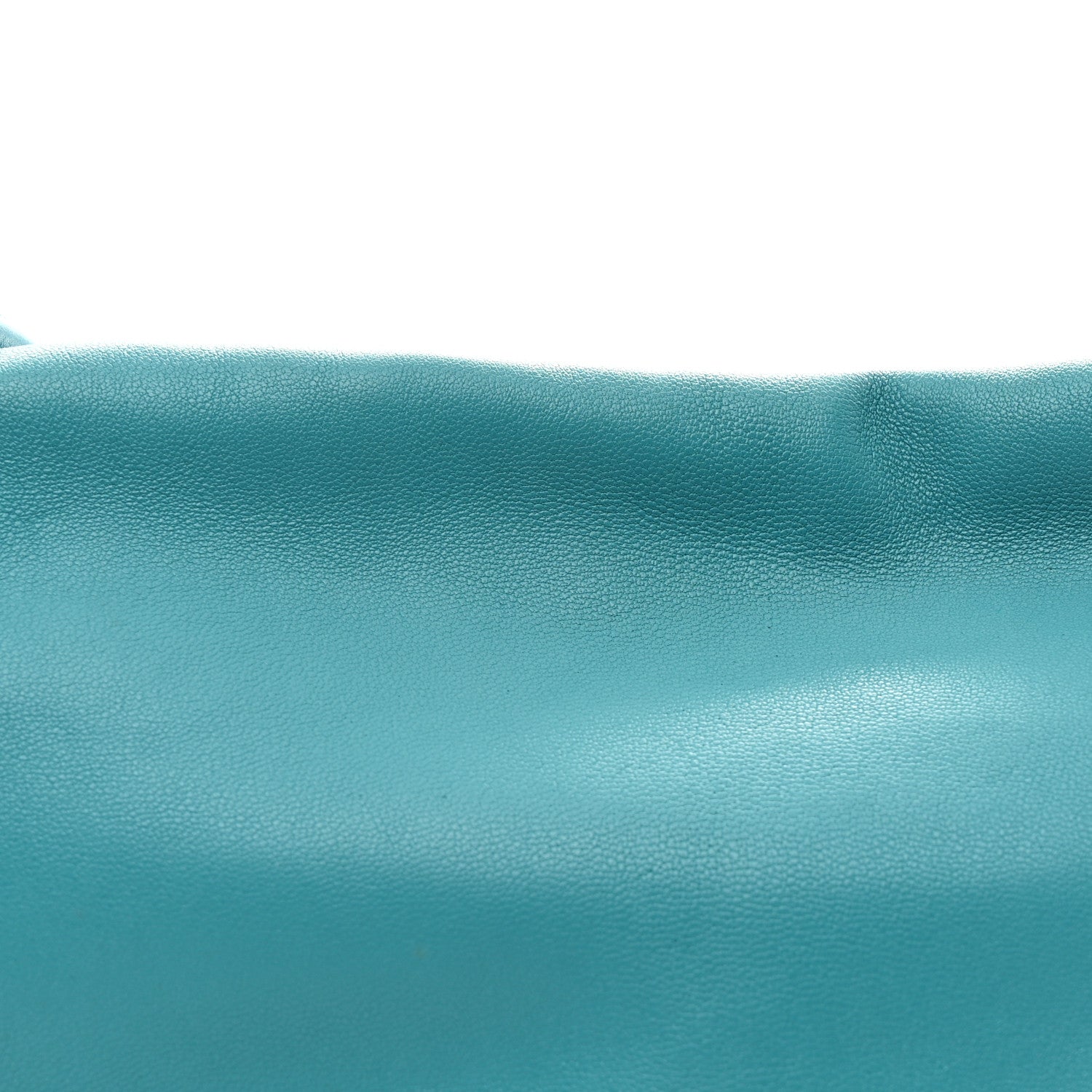 Loewe Mellow Nappa Medium Donut Chain Flamenco Knot Clutch Deep Turquoise 8 of 10