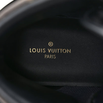 Louis Vuitton Calfskin Monogram Mens Rivoli High Top Sneakers 9.5 Black 7 of 9