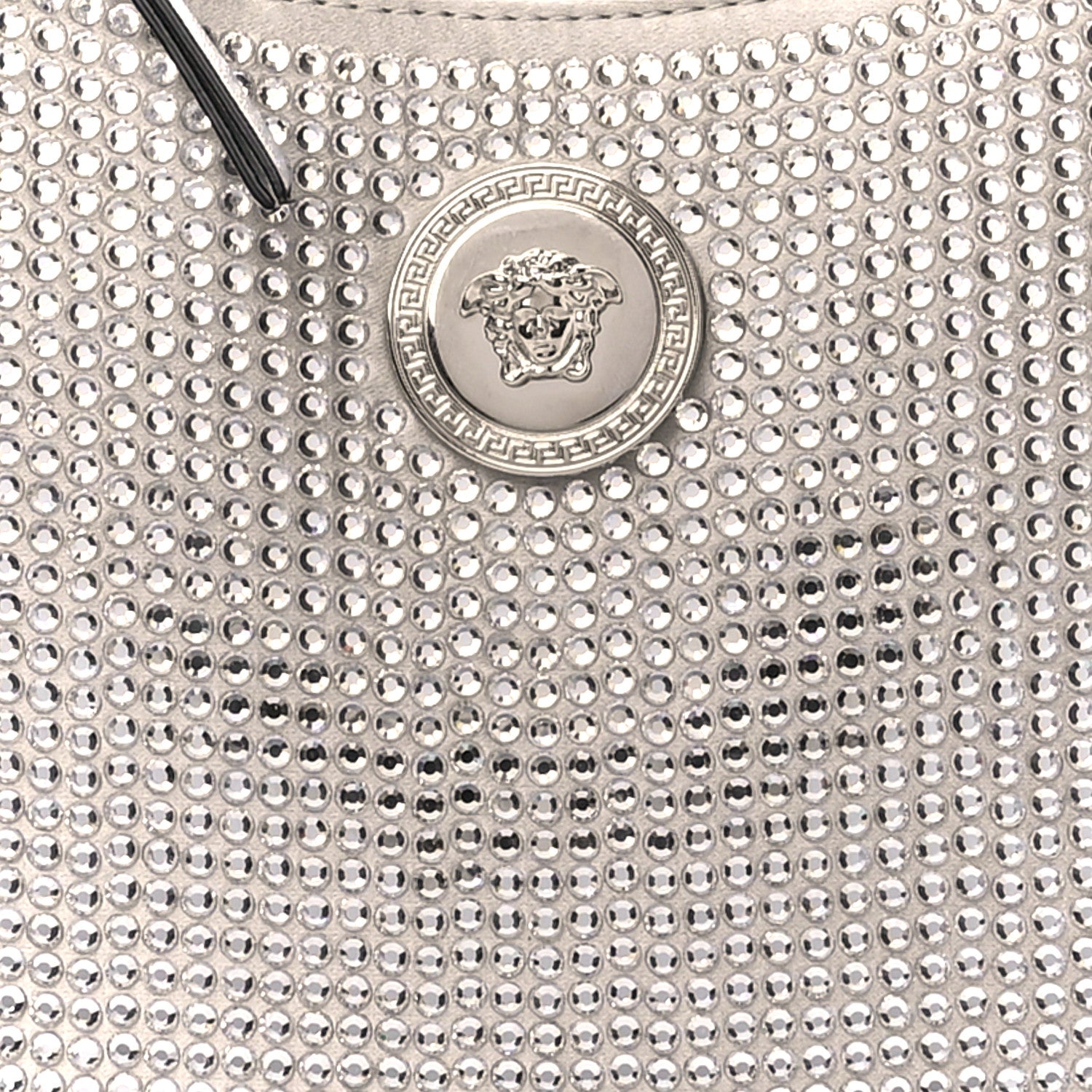 Versace Crystal La Medusa Hobo Silver 9 of 11