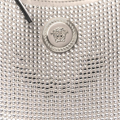 Versace Crystal La Medusa Hobo Silver 9 of 11