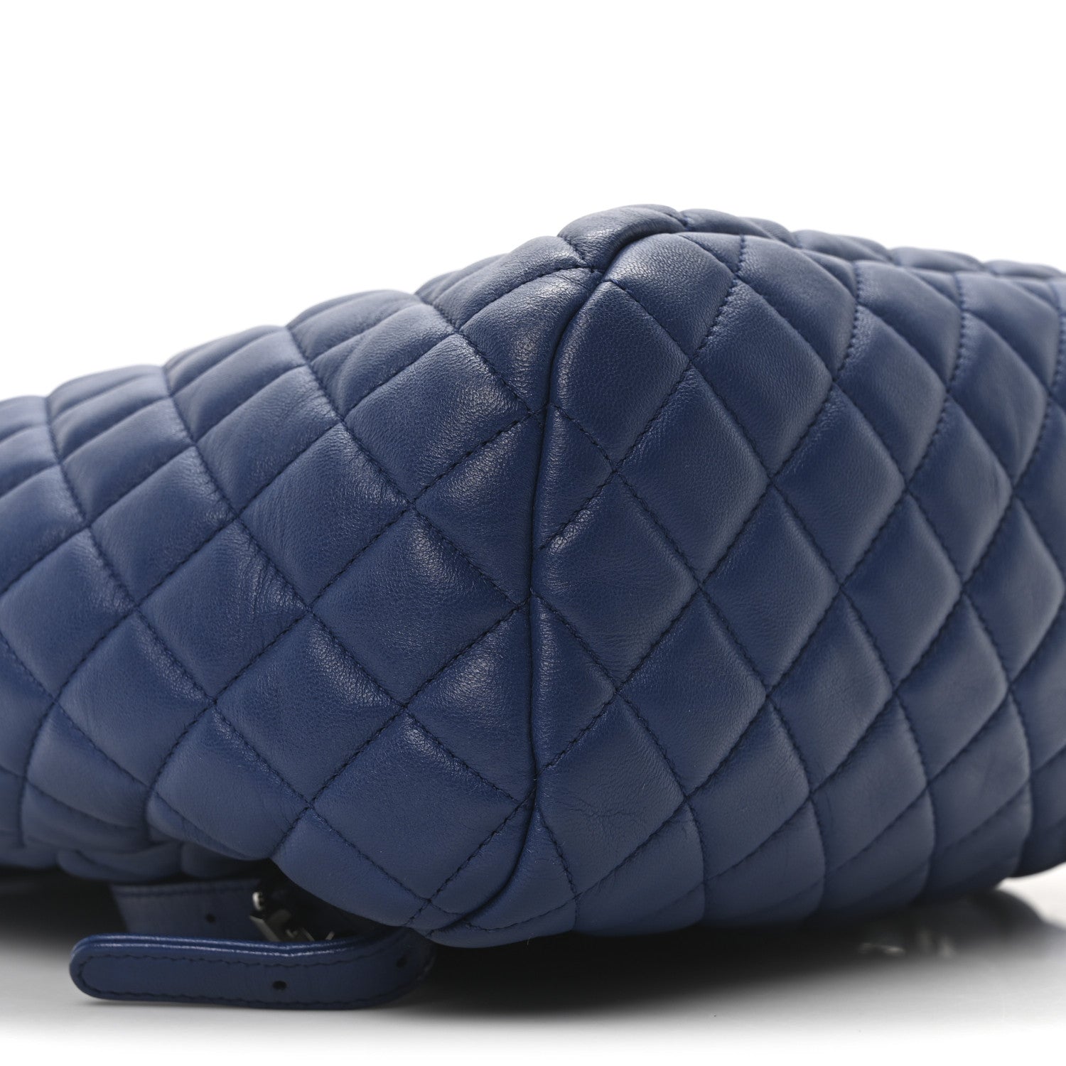 Chanel Lambskin Quilted Large Urban Spirit Backpack Blue 9 of 10
