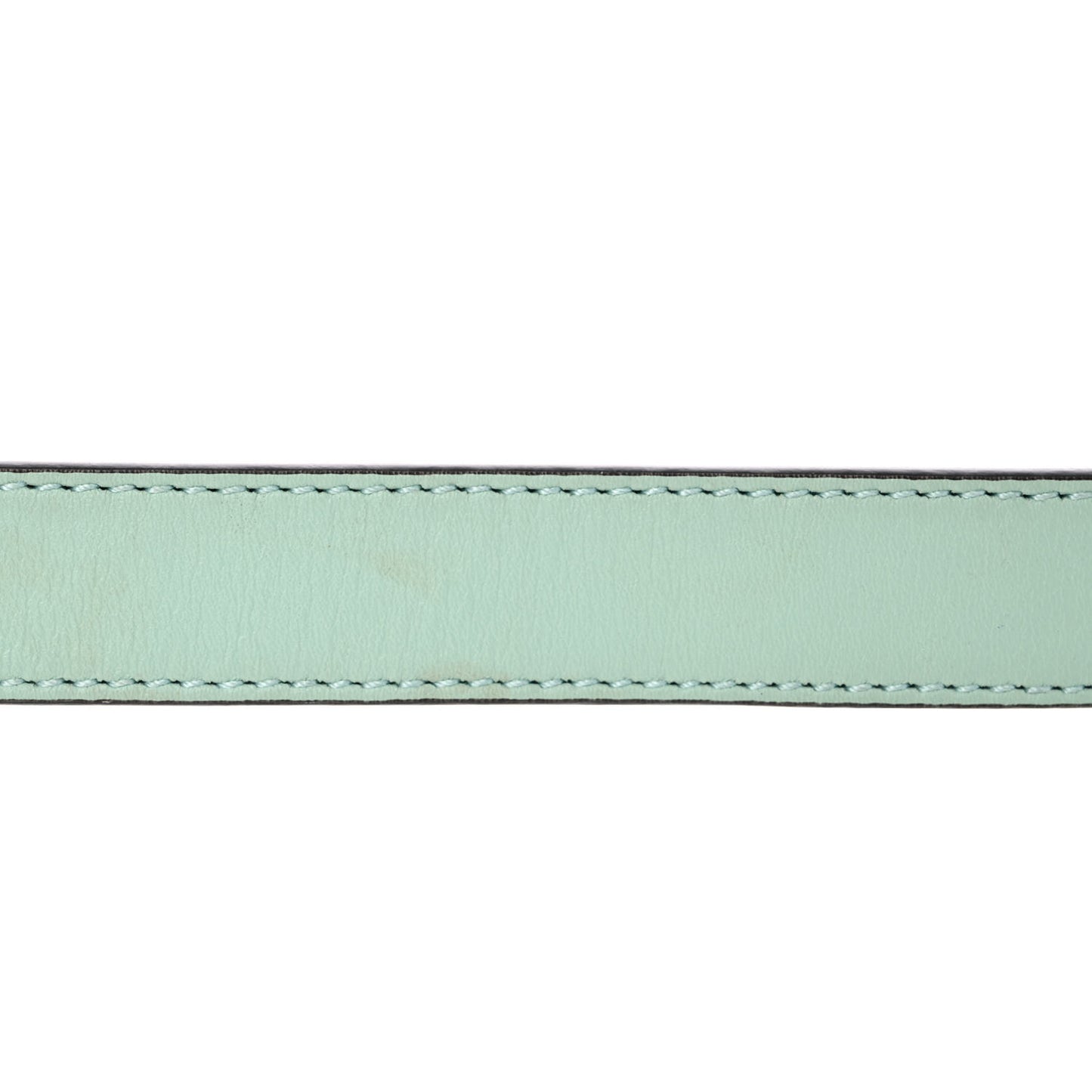 Moon Calfskin Palladium Double G 20mm Belt 85 34 Water Green