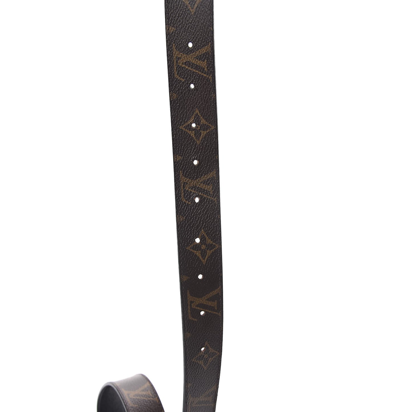 Calfskin Monogram 30mm LV Initiales Reversible Belt 85 34 Black