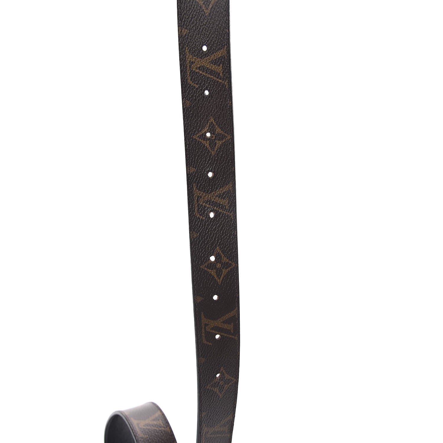 Louis Vuitton Calfskin Monogram 30mm LV Initiales Reversible Belt 85 34 Black 6 of 6