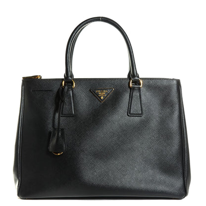Prada Saffiano Lux Medium Double Zip Tote Nero Black 1 of 11