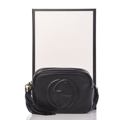 Gucci Pebbled Calfskin Small Soho Disco Bag Black 8 of 8