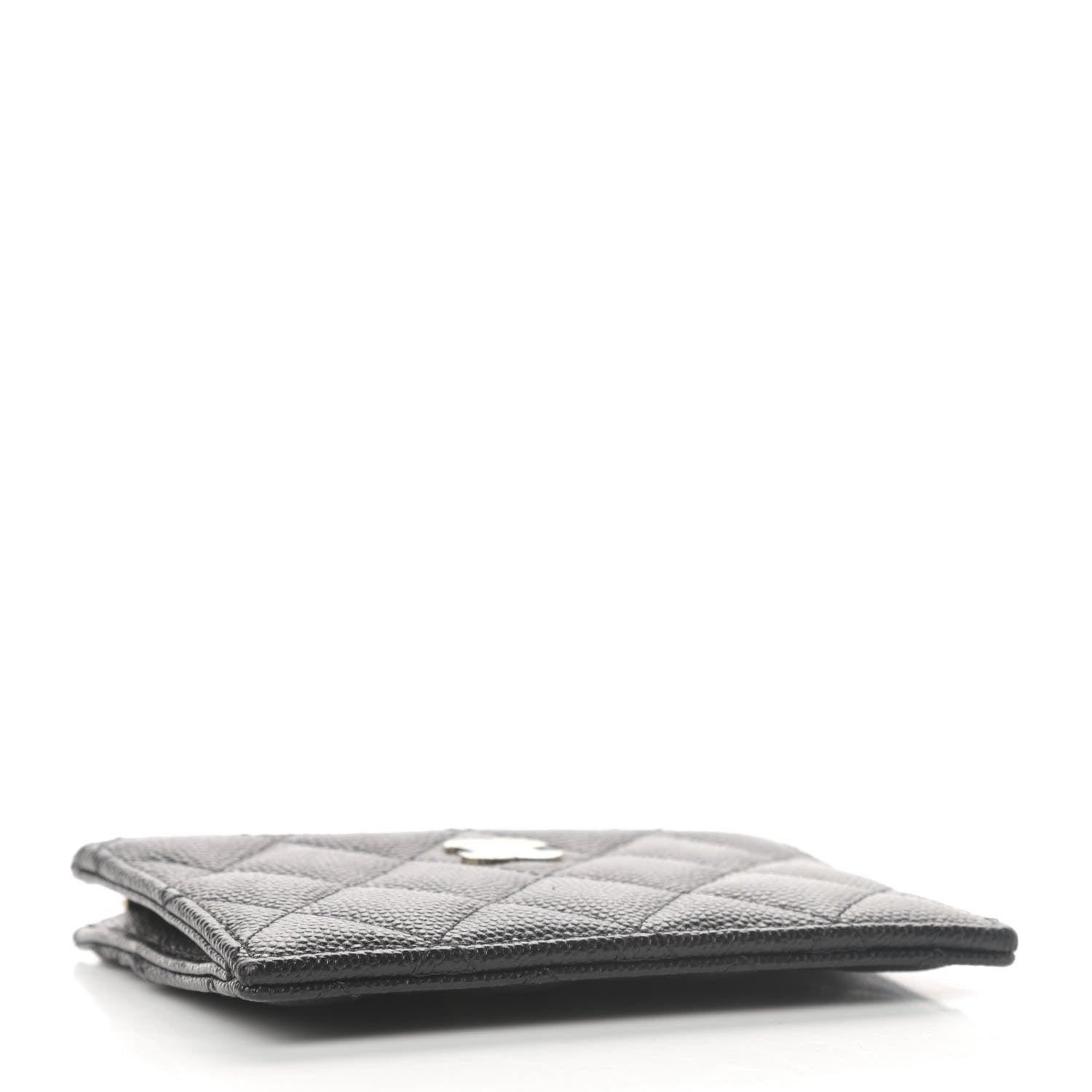 Chanel Caviar Quilted CC Zip Card Holder Black 4 of 8