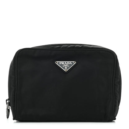Prada Nylon Vela Cosmetic Pouch Black 1 of 6
