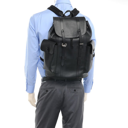 Louis Vuitton Epi Christopher Backpack PM Black 2 of 8