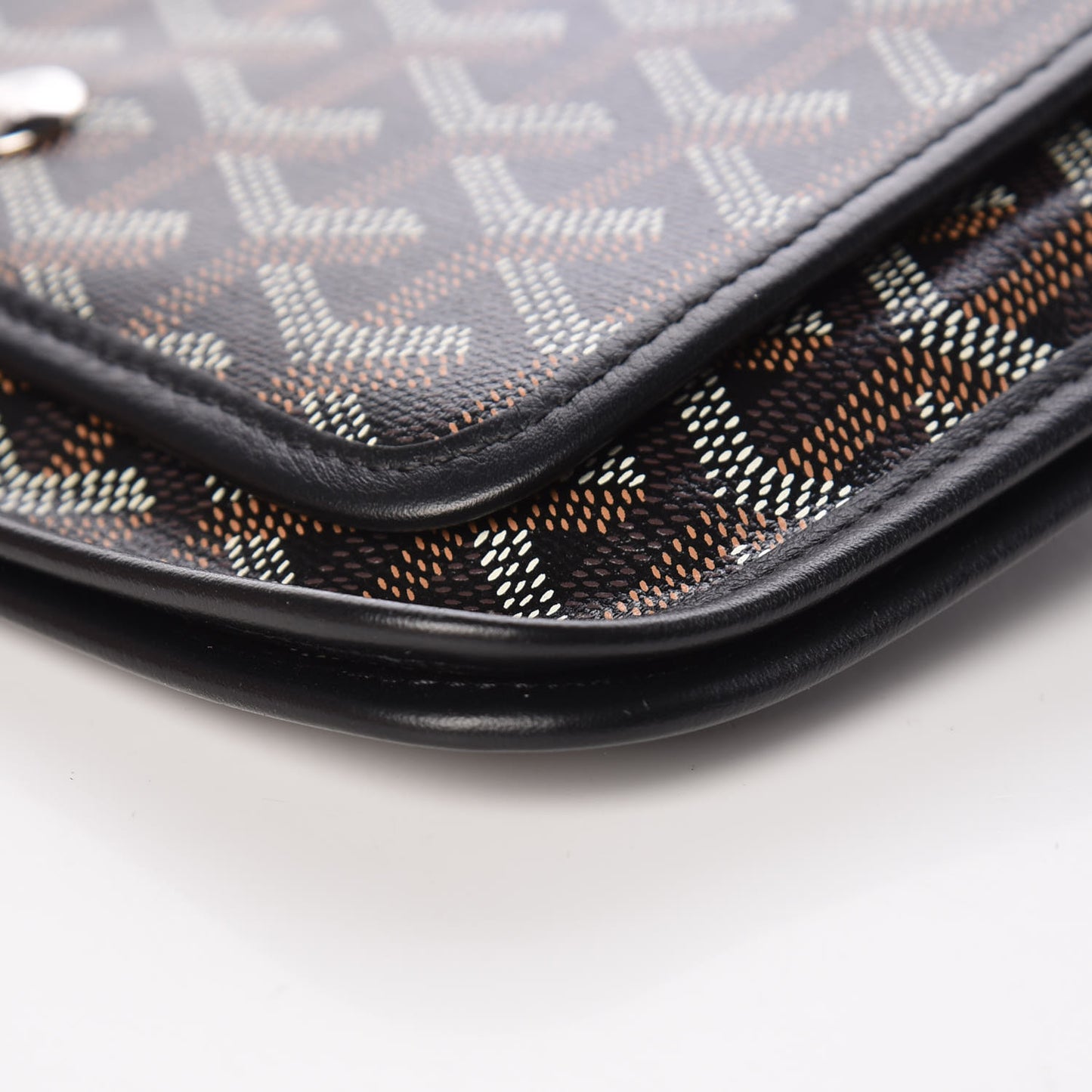 Goyardine Plumet Wallet Clutch Black