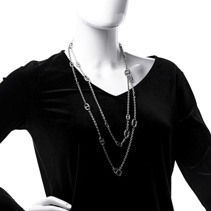 Hermes Sterling Silver Farandole Necklace 160 2 of 7