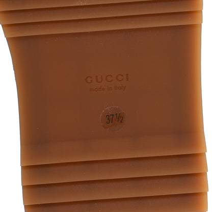 Gucci Canvas GG Monogram Angelina Platform Slide Sandals 37.5 Beige Ruggine 8 of 10
