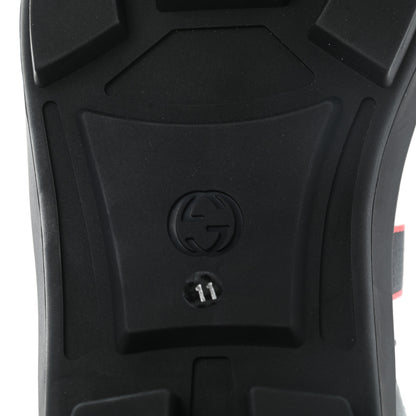 Gucci Nylon Cirano Lux Stripe Mens Cleat Sole Slingback Sandals 11 Ecru Poppy Black 7 of 9