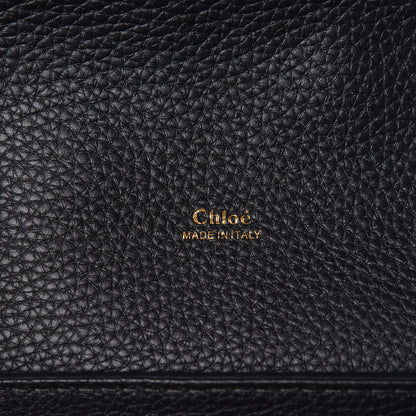 Chloe Grained Calfskin Medium Aby Day Shoulder Bag Black 8 of 9