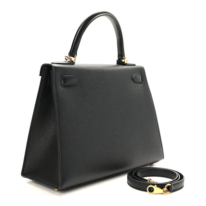 Hermes Epsom Kelly Sellier 28 Black 3 of 9