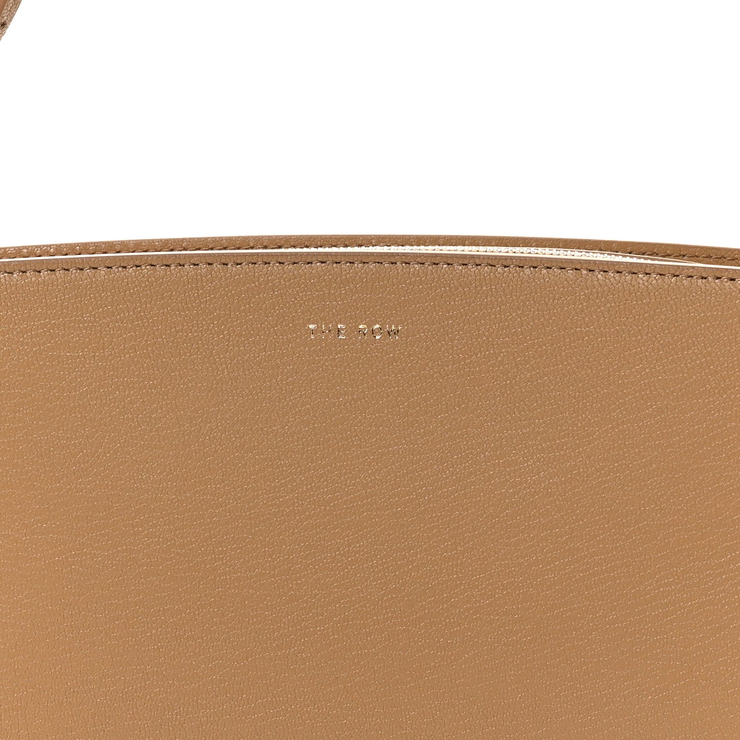 Saddle Calfskin Dalia Baguette Shoulder Bag Warm Chestnut