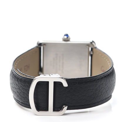 Cartier Stainless Steel Calfskin 24mm Tank Solo Quartz Watch 3 of 6