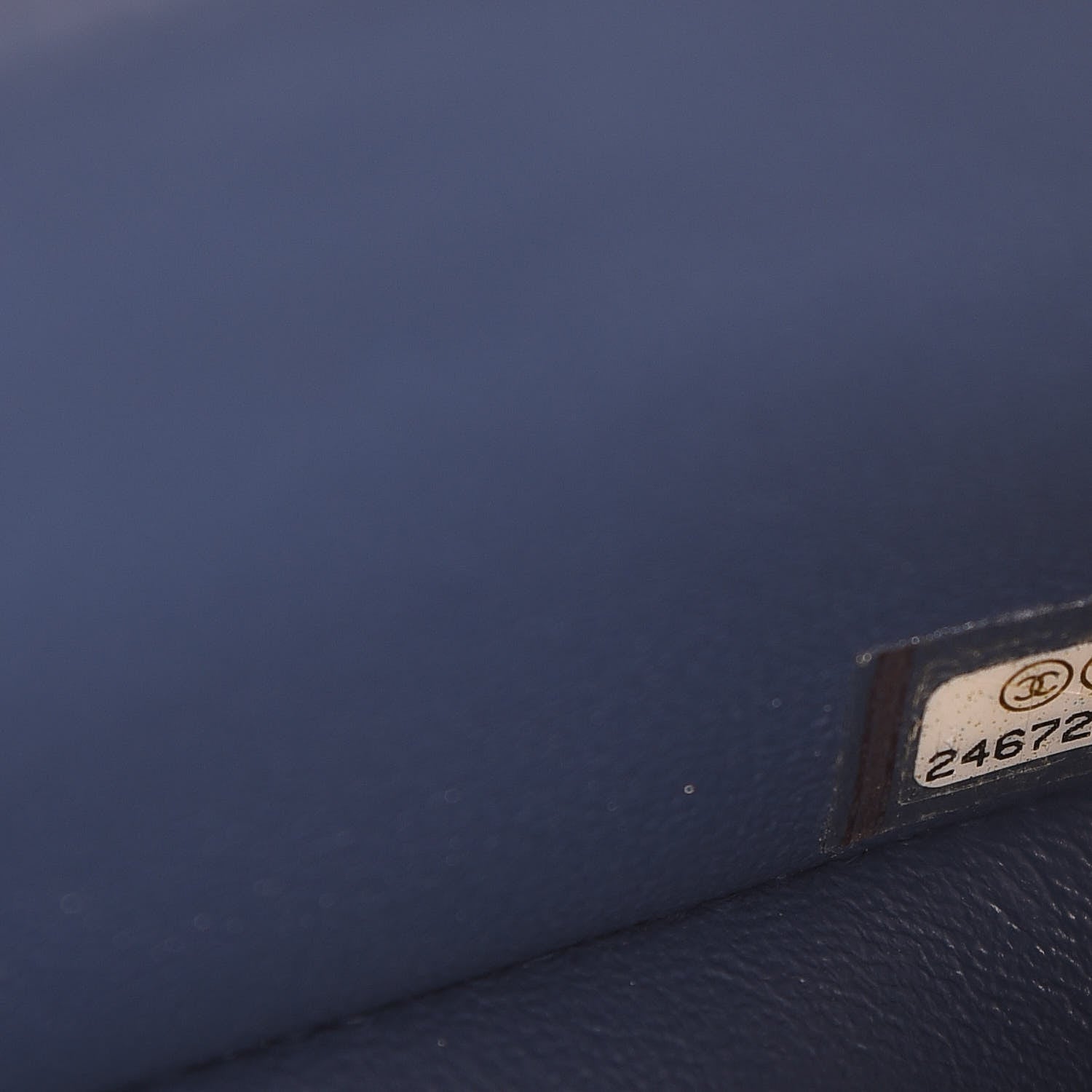 Chanel Caviar Quilted Mini Rectangular Flap Dark Blue 7 of 10