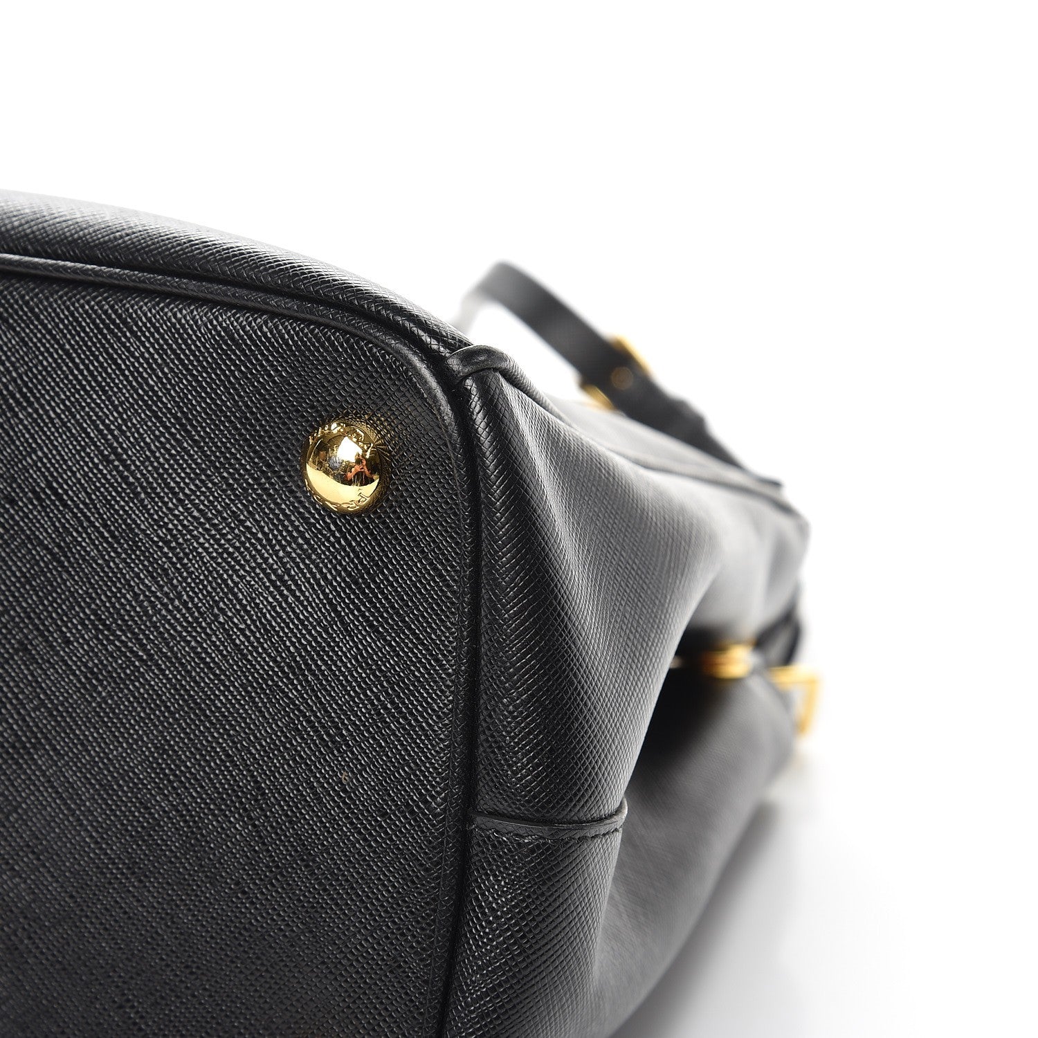Prada Saffiano Small Galleria Double Zip Tote Black 11 of 11