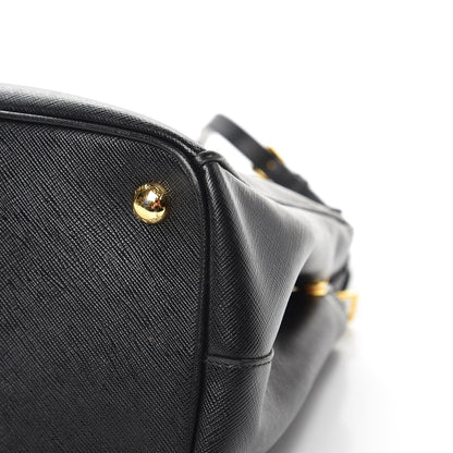 Prada Saffiano Small Galleria Double Zip Tote Black 11 of 11
