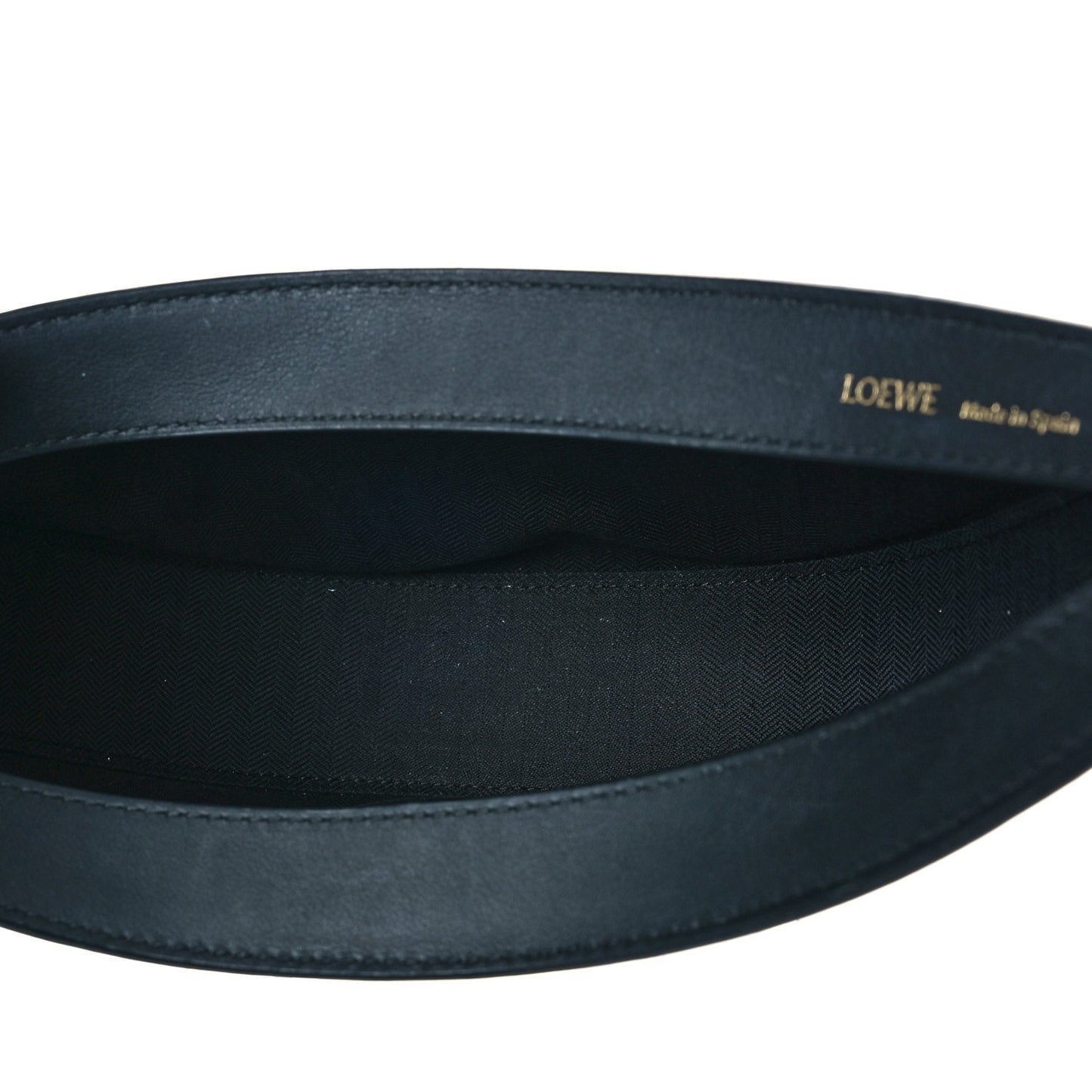 Jacquard Anagram Calfskin Small Luna Navy Black