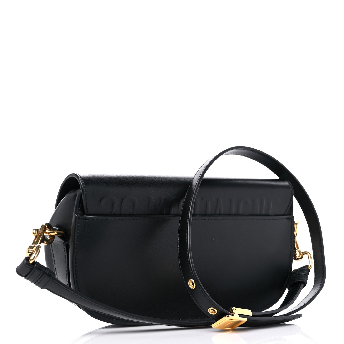 Box Calfskin East West Bobby Bag Black