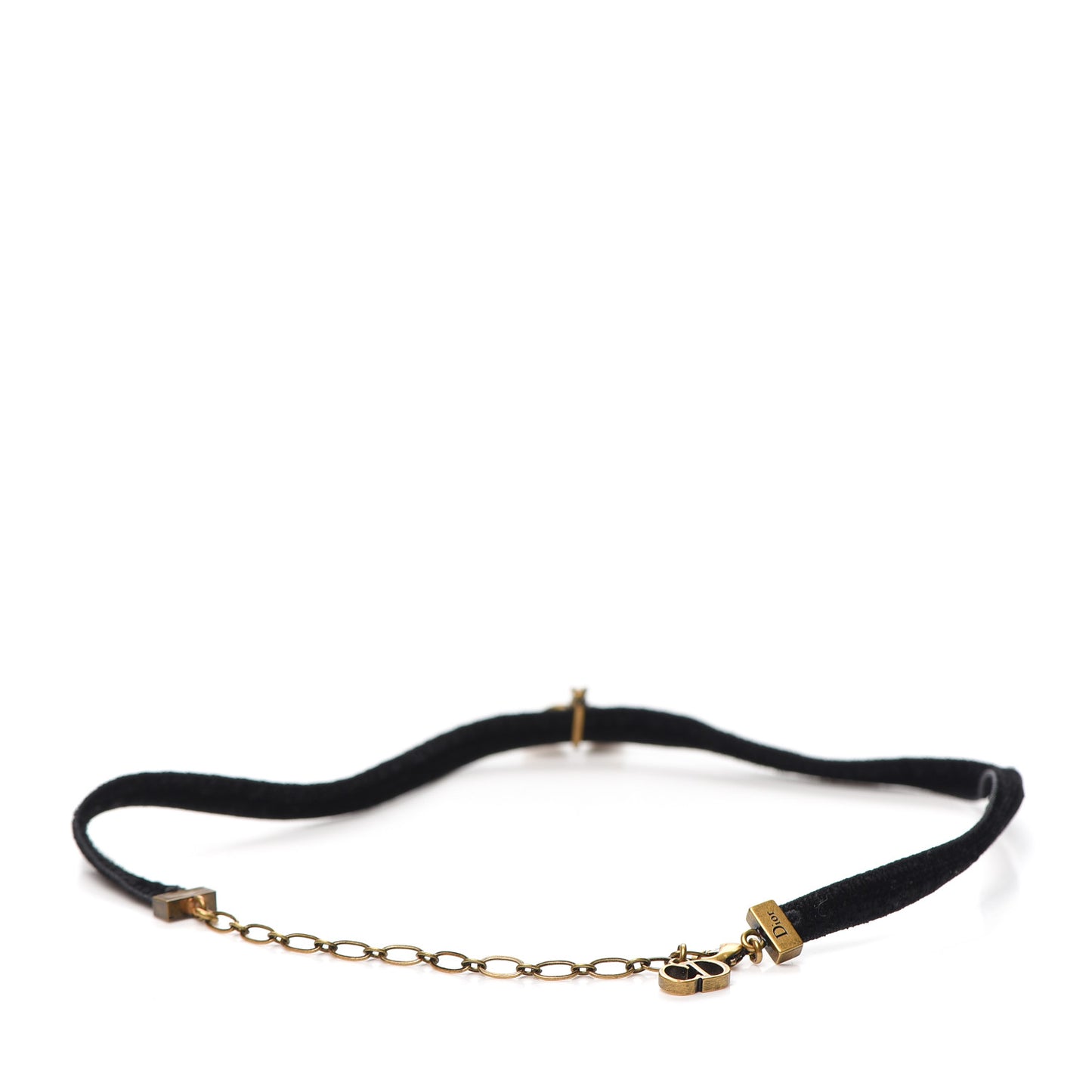Grosgrain Ribbon Butterfly Choker Necklace Black