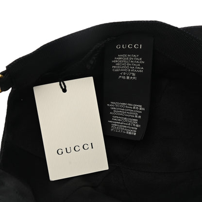 Gucci Cotton Loved Gucci Baseball Hat M Black 9 of 9