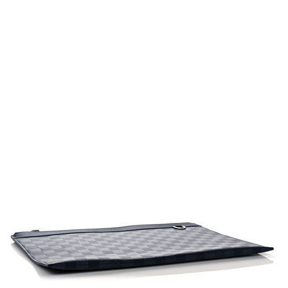 Louis Vuitton Damier Infini Discovery Pochette GM Astral Silver 4 of 9